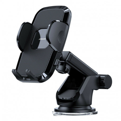 Joyroom car phone holder with telescopic extendable arm for dashboard and windshield black (JR-ZS259