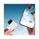 Joyroom S-H142 Lightning OTG HUB - USB-A 3.2 / Lightning / SD, TF card reader - white