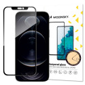 Wozinsky Super Durable Full Glue Tempered Glass Full Coverage with Frame Case Friendly iPhone 16e / 