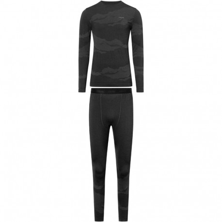 VIKING Gasher Man Set Merino men's underwear, size L, black