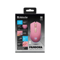 WIRELESS MOUSE DEFENDER PANDORA RF PINK 3200dpi 7P