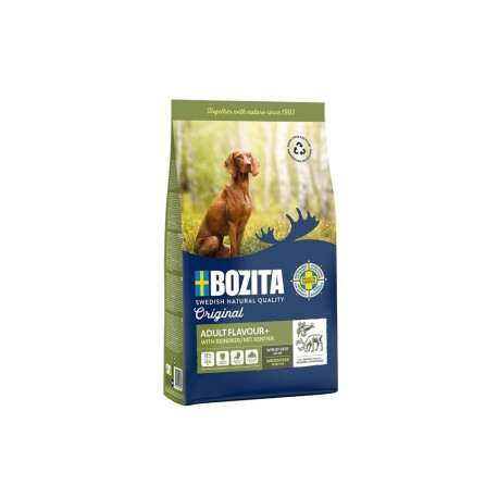 BOZITA Original Adult maitse+ põhjapõdra kuiv koeratoit 12kg