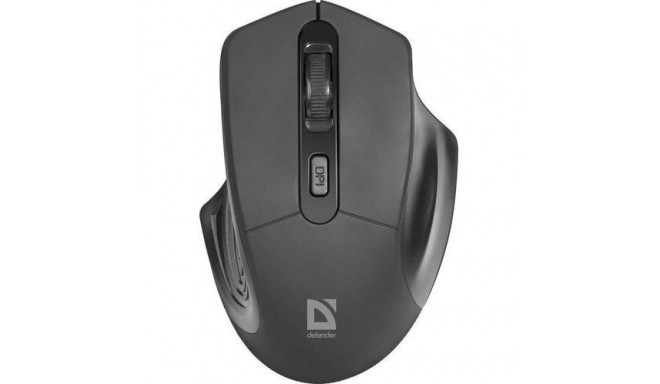 OPTICAL MOUSE DEFENDER DATUM MB-345 RF BLACK 1600DPI 4P