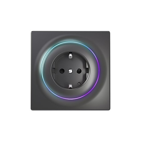 Fibaro FGWOF-011-8 socket-outlet Type F Black