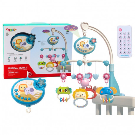 karussell voodile projektor mängutoos lamp 400 hällilaulu sinine