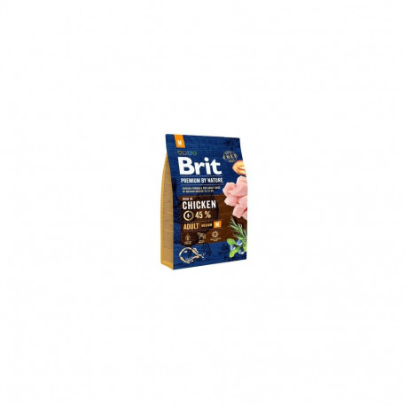 Brit 8595602526352 dogs dry food 3 kg Adult Chicken