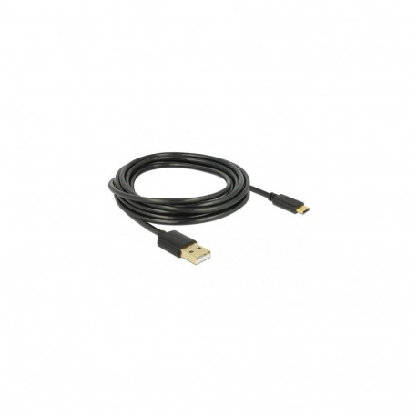 DeLOCK 85209 USB cable USB 2.0 3 m USB A USB C Black