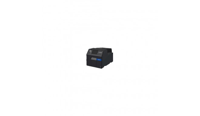 Epson ColorWorks CW-C6000Ae, matte black ink, cutter, disp., USB, Ethernet, black