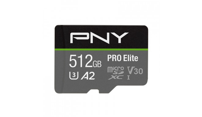 PNY mälukaart microSDXC 512GB Elite P-SDUX512U3100PRO-GE