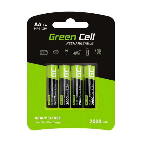 Green Cell rechargeable battery AA HR6 2000mAh 4pcs