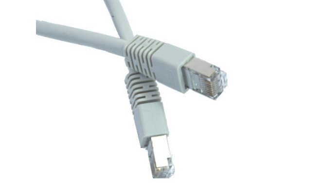 Patch Cord shielded Cat6e FTP 15m gray