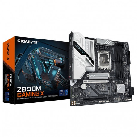 Gigabyte Z890M GAMING X emaplaat Intel protsessoripere LGA1851 protsessoripesa DDR5 toetatud kõvaket