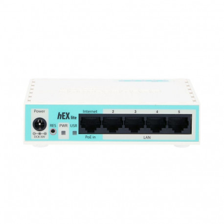 MikroTik hEX lite Router RB750r2, 5x RJ45 100Mb/s
