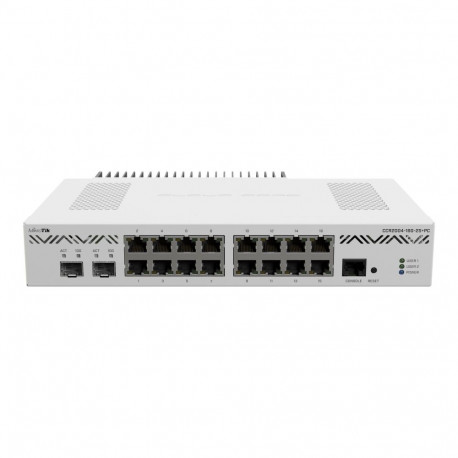 Mikrotik CCR2004-16G-2S+PC | MikroTik | Ethernet Router | CCR2004-16G-2S+PC | 10/100/1000 Mbit/s | M