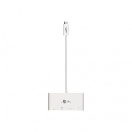 Goobay | USB-C Multiport Adapter (HDMI + Ethernet, PD) | 62105