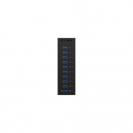 Raidsonic | 10 port USB 3.0 Hub | Icy Box IB-AC6110
