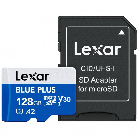 MEMORY MICRO SDXC 128GB UHS-I/W/A LMSBLPL128G-BNANG LEXAR