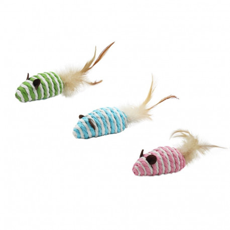 Bubu Pets kassilelu nöörihiir sulega 7cm 1tk (assortii)