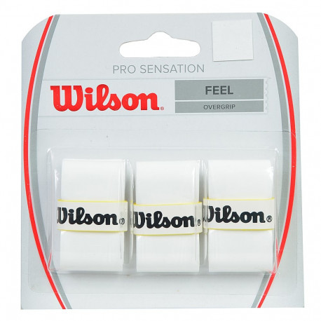 Owijka Wilson Pro Sensation Feel Overgrip 3 szt. biała WRZ4010WH