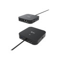I-TEC USB-C kahe ekraaniga MST dokk 2x DP 1x GLAN 3x USB 3.1 2x USB 2.0 1x USB-C-andmed 1x audio/mik