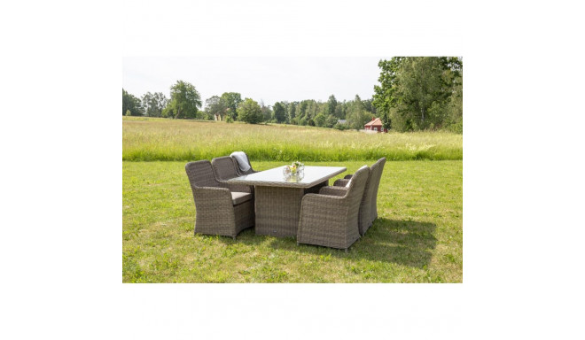 Aiamööbli komplekt Wembley laud ja 6 tooli