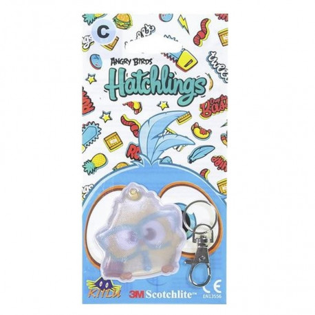 Helkur C, karabiinkinnitusega / Angry Birds, Hatchlings, kollane