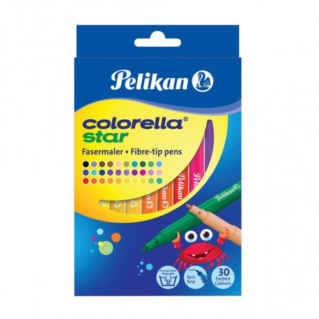 Pelikan viltpliiats, colorella star, 30 värvi