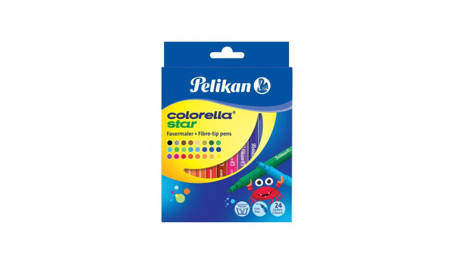 Pelikan viltpliiats, colorella star, 24 värvi