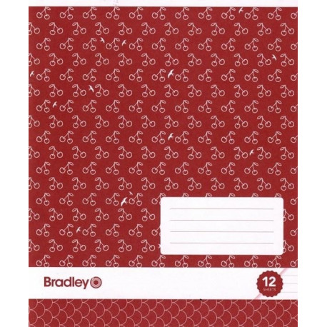 Vihik 12 lehte, 20 joonega Bradley, 50 tükki pakis