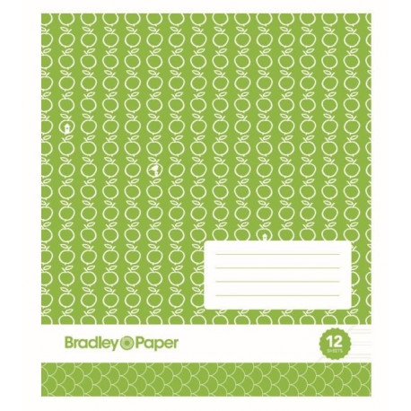 Vihik 12 lehe ja abijoontega Bradley, 50 tükki pakis