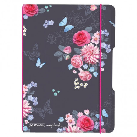 Herlitz kaustik flex A6/40  ruut Ladylike Flowers