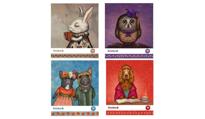 Kaustik 48 lehega jooneline Lucky Laika