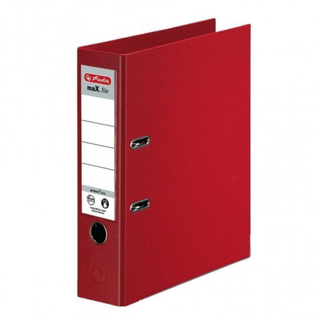 Herlitz registraator, A4/8 cm, punane