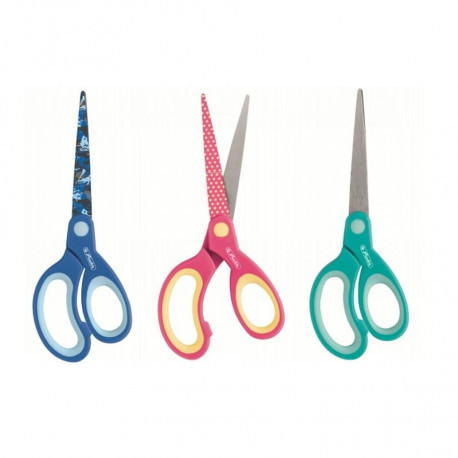 Herlitz käärid, 17 cm, ergonoomilised, ümarate otstega