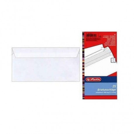 Herlitz kirjaümbrik c65/25tk eemald.ribaga H.