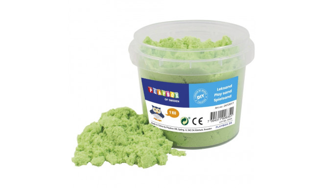 Kineetiline liiv laimiroheline, 1kg, 3+