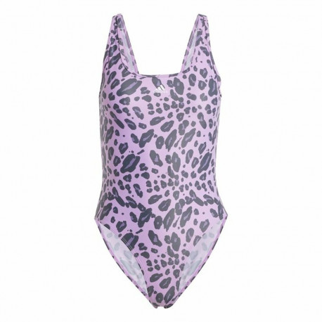 Ujumisriided, naiste Adidas Essentials Animal Print Roosa