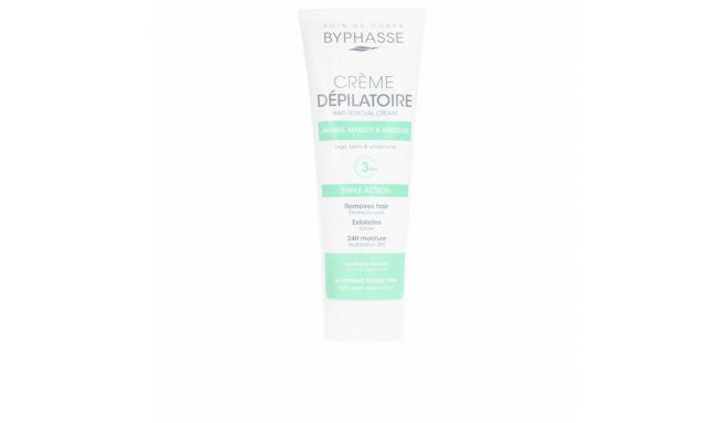 Body Hair Removal Cream Byphasse Aloe Vera 125 ml