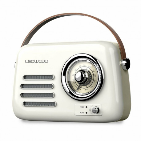 Transistor Radio Ledwood ALMA WHI White 30 W