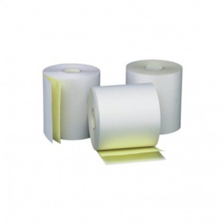 Double layer cash register tape OFF/SC, W: 76mm, L: 20m, bushings 12mm, diameter 65mm, 10pcs./pack.