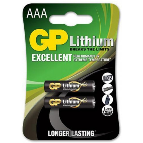 GP patarei AAA FR03 1,5V 2tk