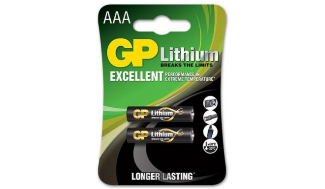 GP battery AAA FR03 1.5V 2pcs