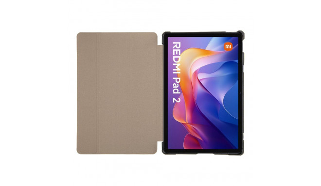 Tactical Book Tri Fold Case for Xiaomi Redmi Pad 2 Black