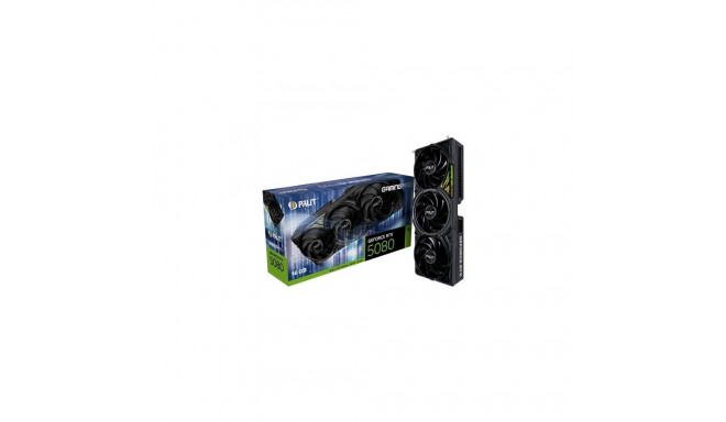 Palit Graphics Card||NVIDIA GeForce RTX 5080|16 GB|GDDR7|256 bit|PCIE 5.0 16x|GPU 2295 MHz|Triple sl