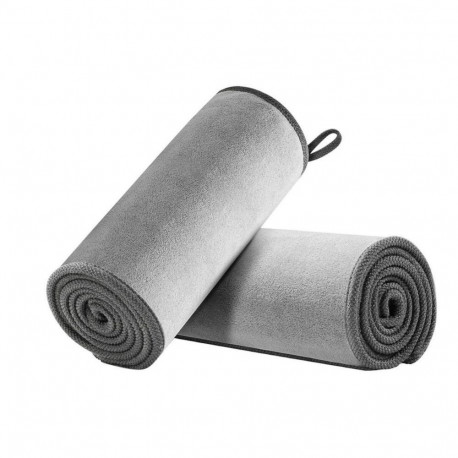Baseus Baseus 2 x Microfiber Car Drying Towel Microfiber 40cm x 40cm Gray (CRXCMJ-0G)