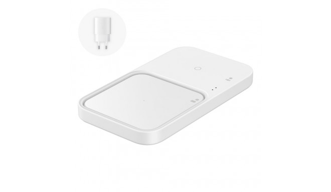 Samsung Samsung Wireless Charger Duo EP-P5400TWEGEU inductive charger 15W - white + mains charger + 
