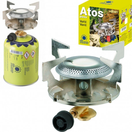 Meva Gas tourist stove for gas cartridges with 7/16" thread ATOS 1.8kW