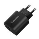 Wozinsky Wozinsky WGWCB USB-A USB-C 20W wall charger - black