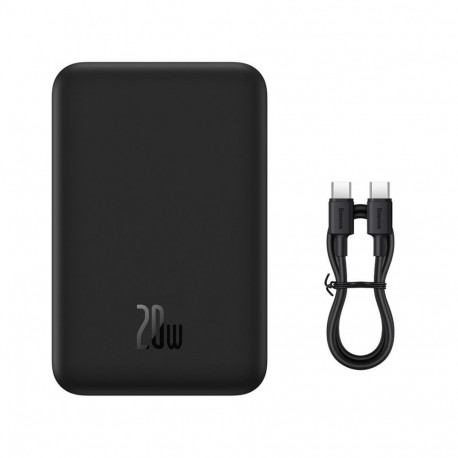 Baseus Baseus Magnetic Mini 20000 mAh 20W Powerbank - black + USB-C / USB-C cable
