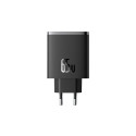 Baseus Baseus Cube Pro 65W GaN charger 2x USB-C USB-A - black